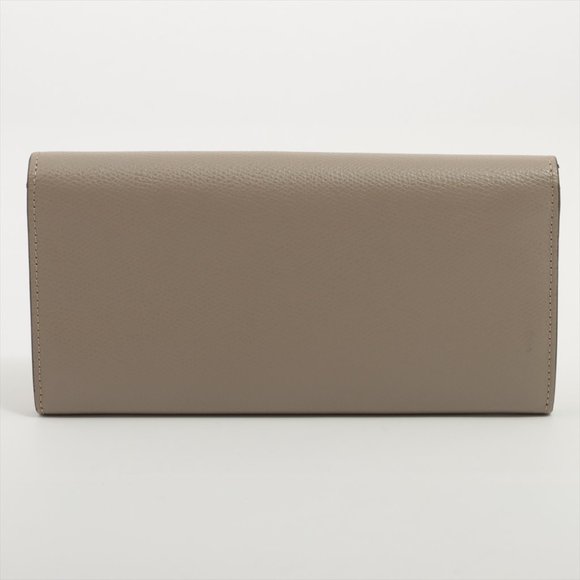 FENDI Continental Biege Leather Wallet - Picture 2 of 12